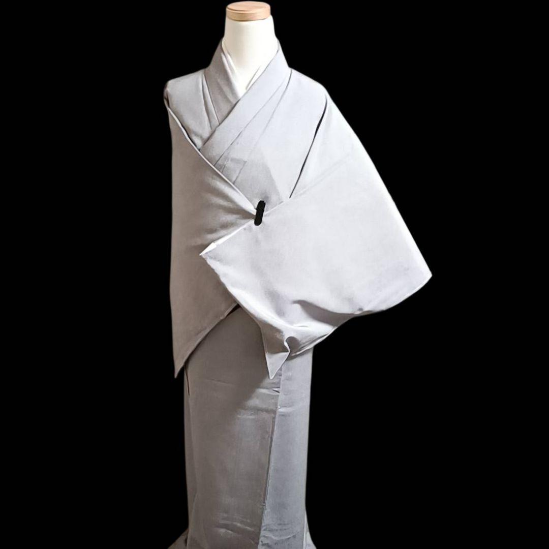 C122 ちどり屋 高島屋 着物 袷 小紋 洗える着物 鮫 江戸三役 紫