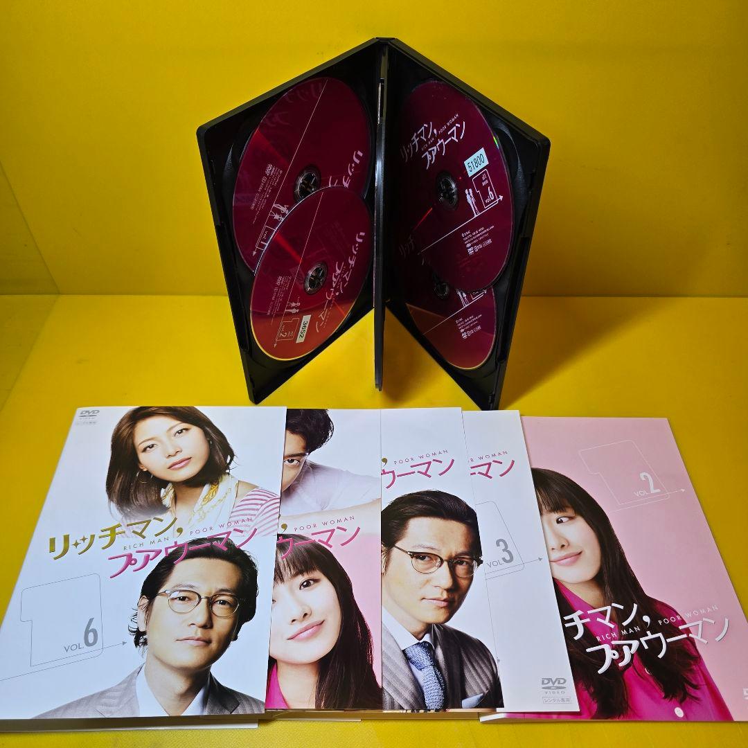 新品ケース交換済み　リッチマン,プアウーマン+ニューヨーク 　DVD全7巻