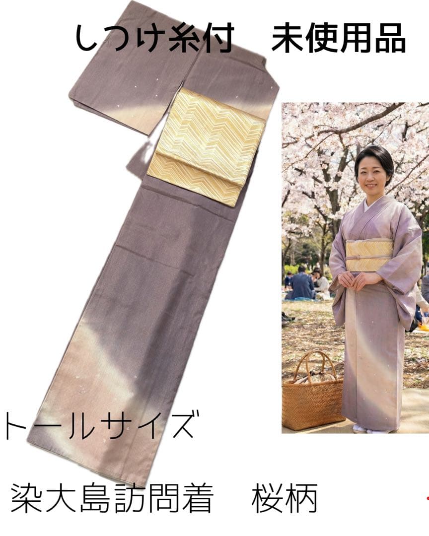 トールサイズ 染大島紬訪問着 未使用品 - メルカリ