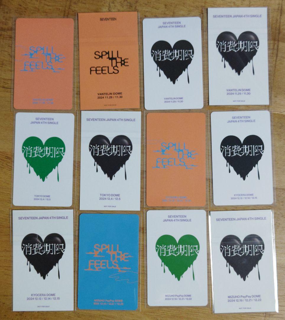 SEVENTEEN エスクプス STF 消費期限 会場限定 トレカ 12枚