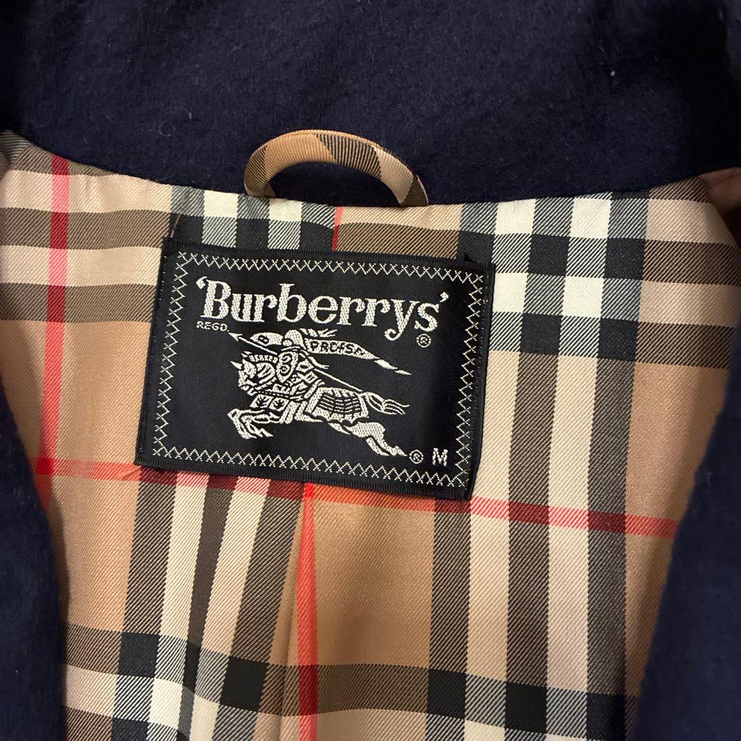 極美品]バーバリー ガウンコート カシミア混 メンズMサイズ ノバ