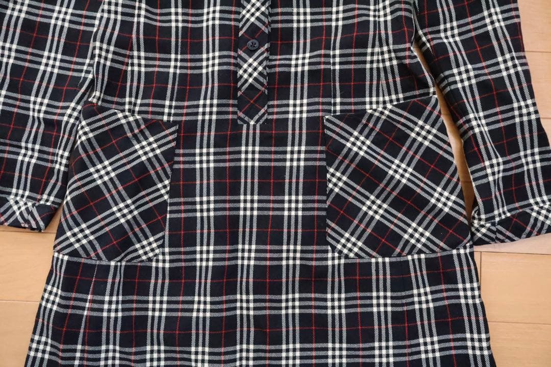 BURBERRY'S チェック柄長袖ワンピース 150A - メルカリ