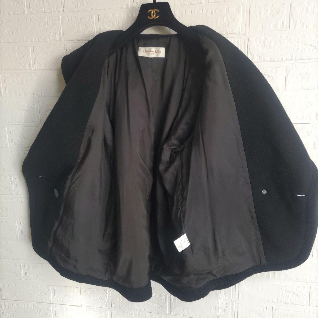 Christian Dior ウール ビッグカラー Pコート ショートコート