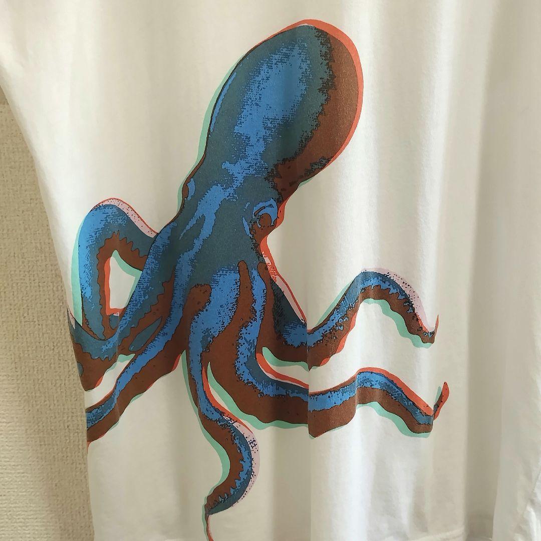 希少 ポールスミス オクトパスグラフィック タコ柄 Tシャツ 大きい