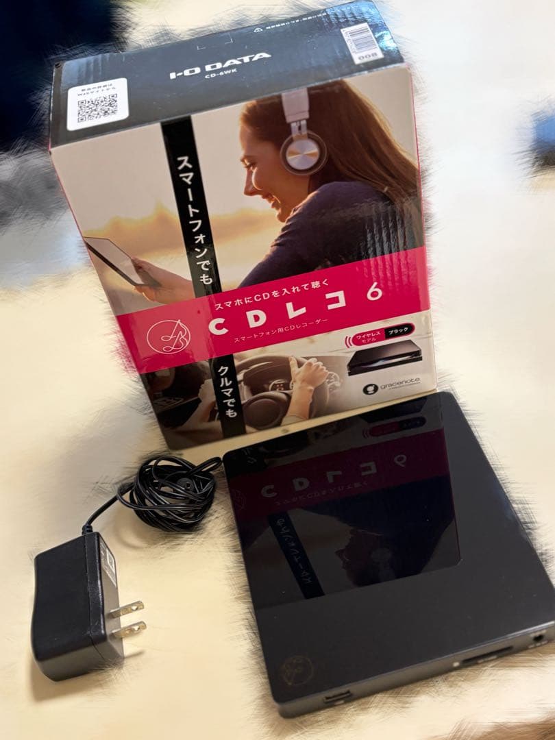酔*ん様 I-O DATA CDレコ 6 ブラック CD-6K スマートフォン用CDレコーダー ハイエンドモデル CDレコ6（ブラック