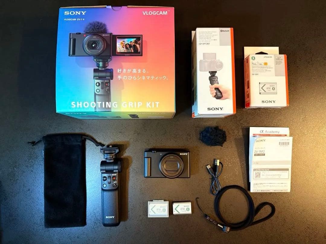 SONY VLOGCAM ZV-1 II シューティンググリップキット ブラック VLOGCAM ZV-1 II シューティンググリップキット ブラック ZV-1M2G BQ