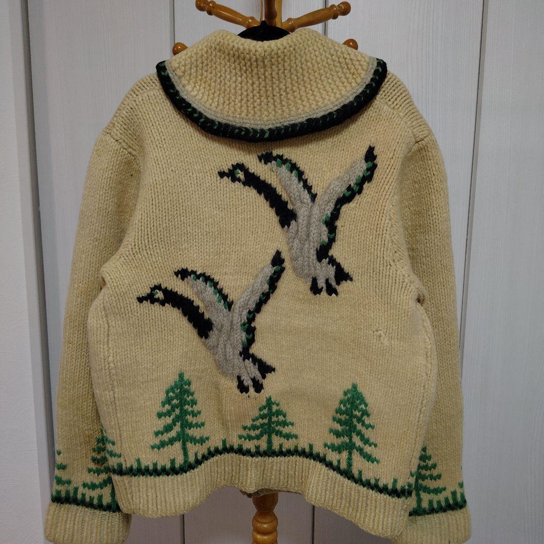 70s カウチンセーター ライトニングジップ 要クリーニング - メルカリ