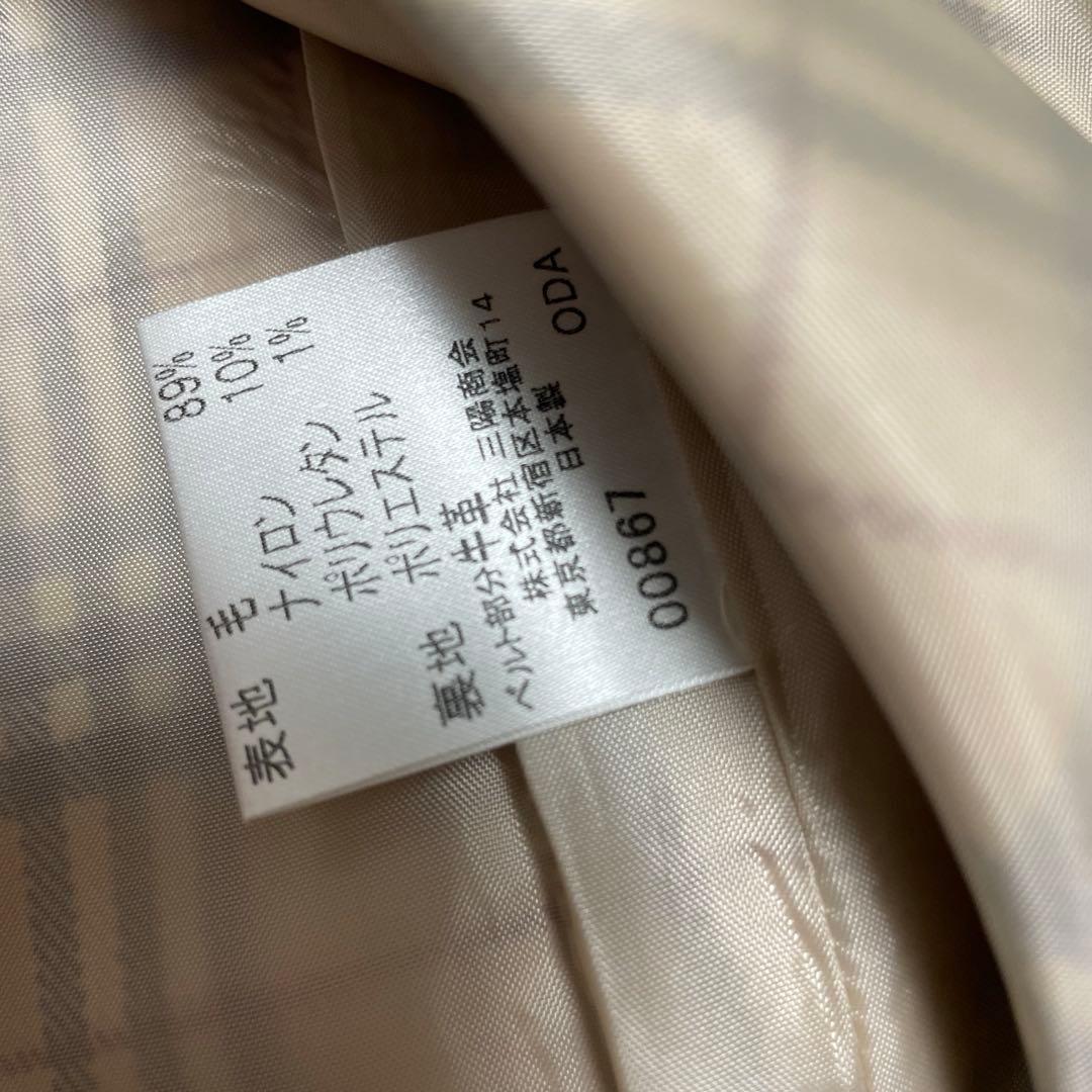 美品】バーバリーブルーレーベル定番ノバチェックミニ巻きスカート38