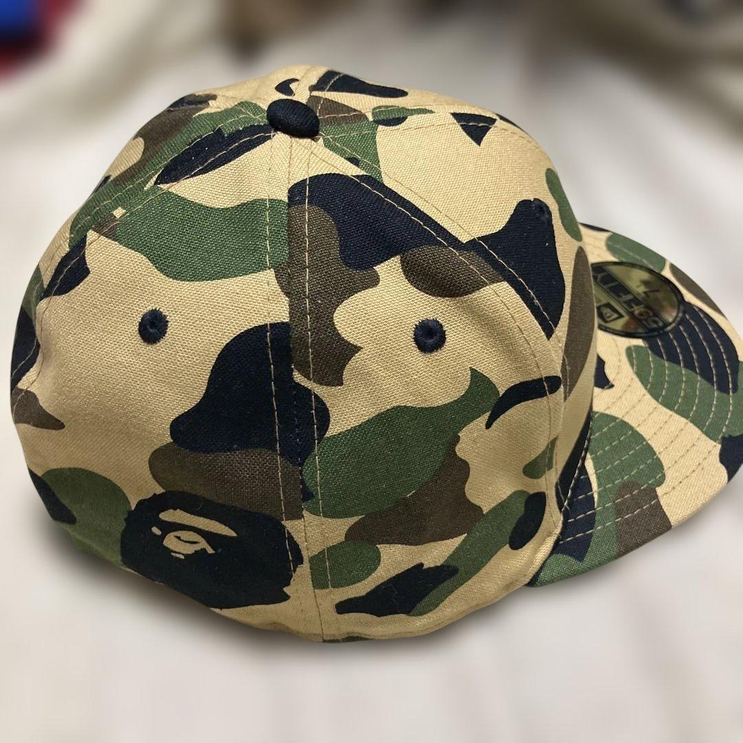 APE New Era 59fifty 迷彩 キャップ 59.6cm