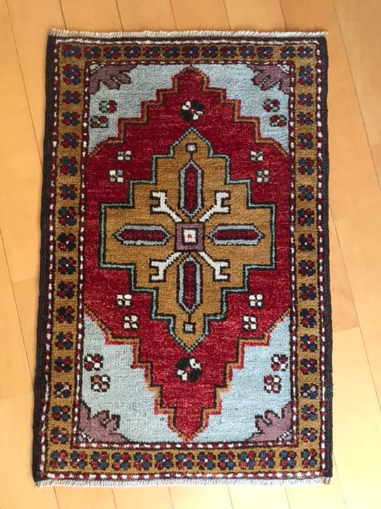 超大判157×269品メダリオン コーラルピンク ミルク トルコヴィンテージラグ