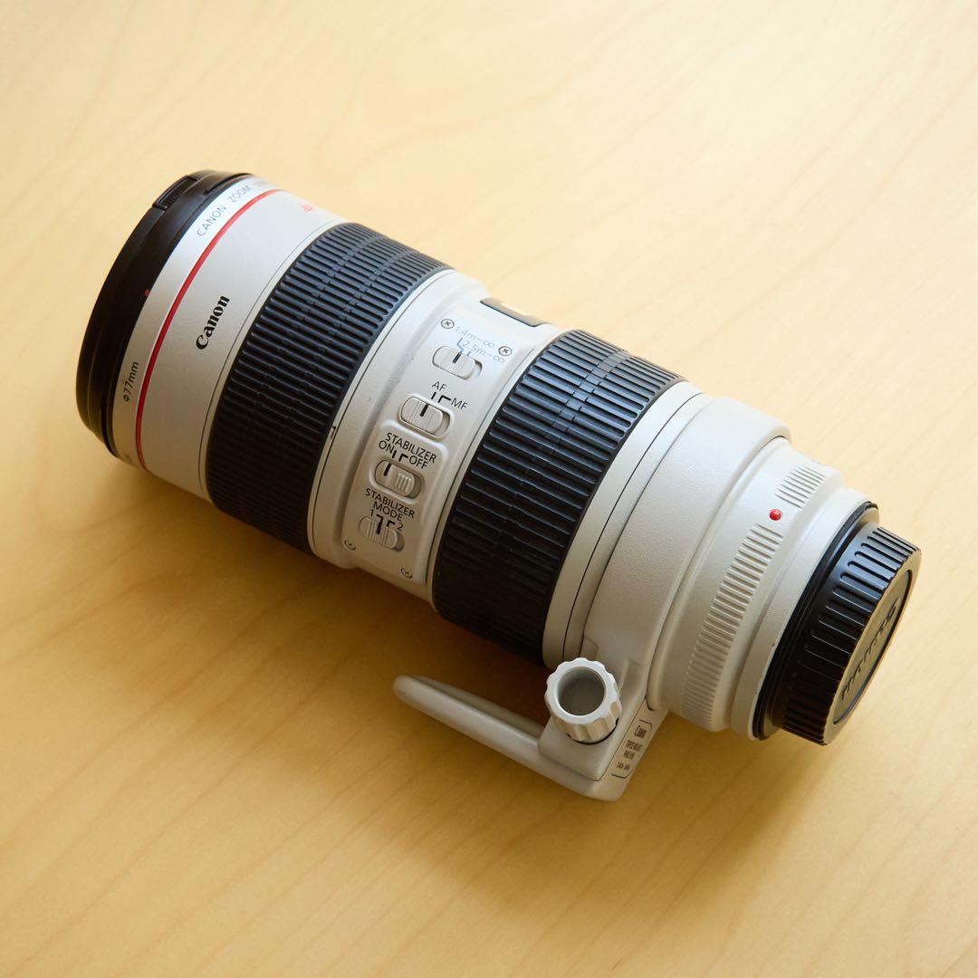 EF70-200mm F2.8L IS USM レンズ ＊フード/ケース付 キャノン EF 70-200mm F2.8L IS USM フード、フィルター付 - 日進堂