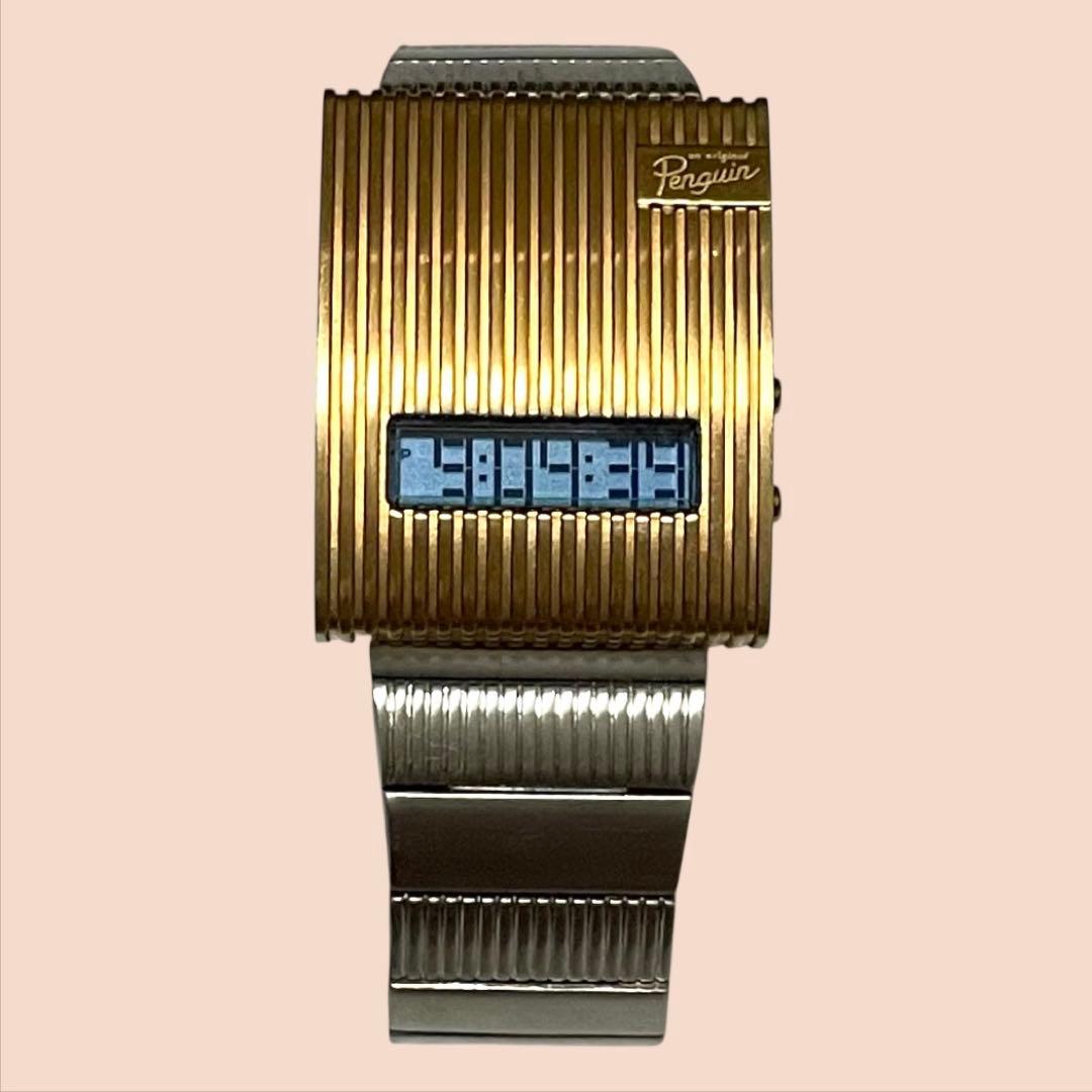 激レア 美品 Penguin メタル 腕時計 PGN0057 デジタル ウォッチ 激レア 美品 Penguin メタル 腕時計 PGN0057 デジタル ウォッチ - メルカリ