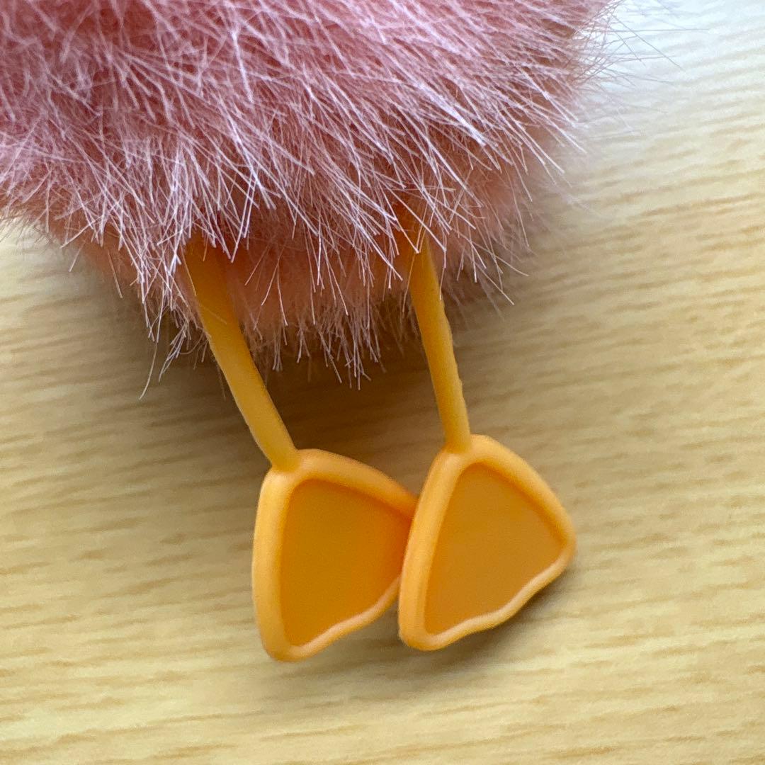 最安値、まとめ購入でさらにお得！】 ふわふわ鳥キーホルダー2色セット