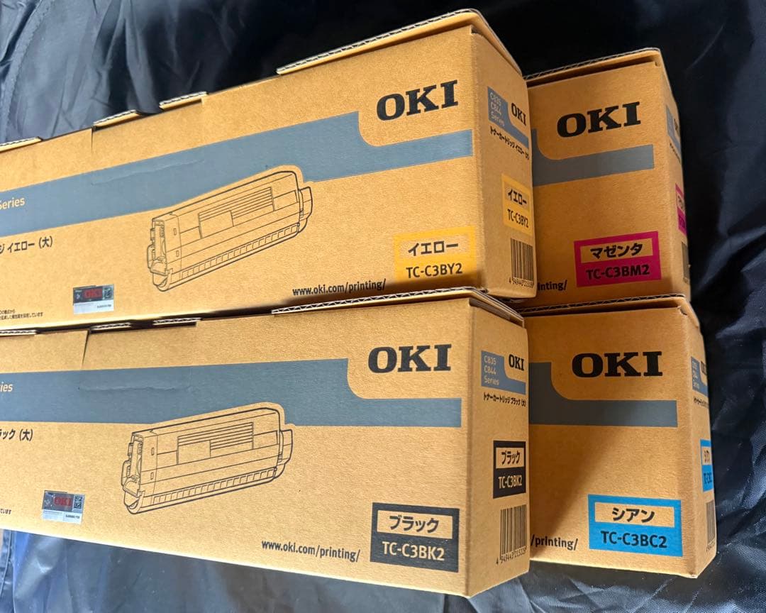 OKI トナーカートリッジ 4色セット C835 大容量の通販はau PAY