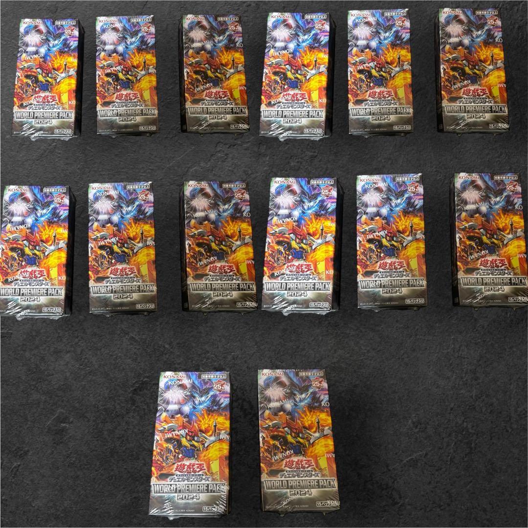 遊戯王　ワールドプレミアパック2024 14BOX 未開封　シュリンク付き ワールドプレミアパック2024 WORLD PREMIERE PACK 2024 BOX 遊戯王OCG