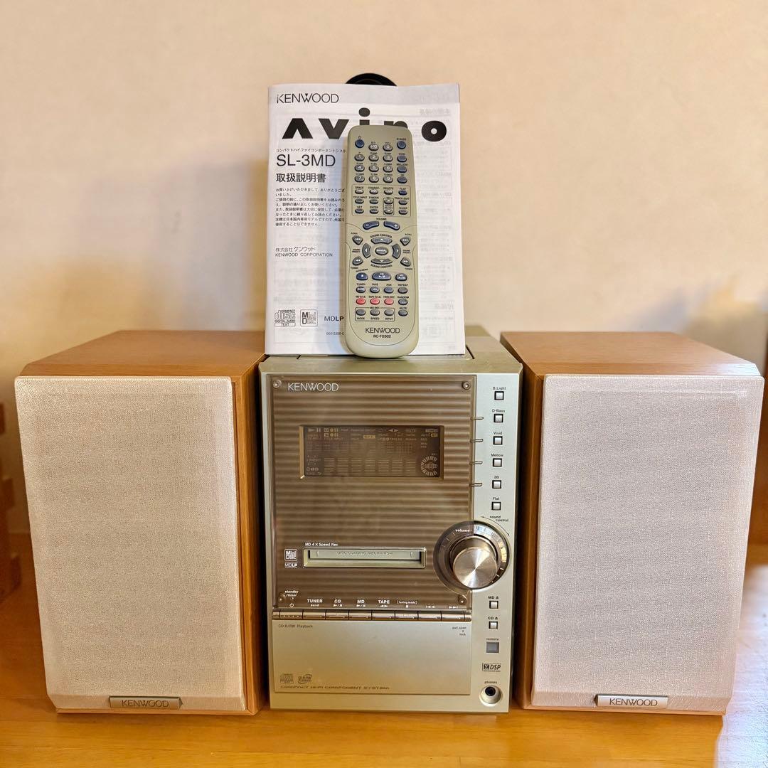 KENWOOD SL3MD 2003年製　コンポ　完動品 プレーヤー Yahoo!オークション - KENWOOD RXD-SL3MD 2003年製 CD/MD/TUNER/TAPE
