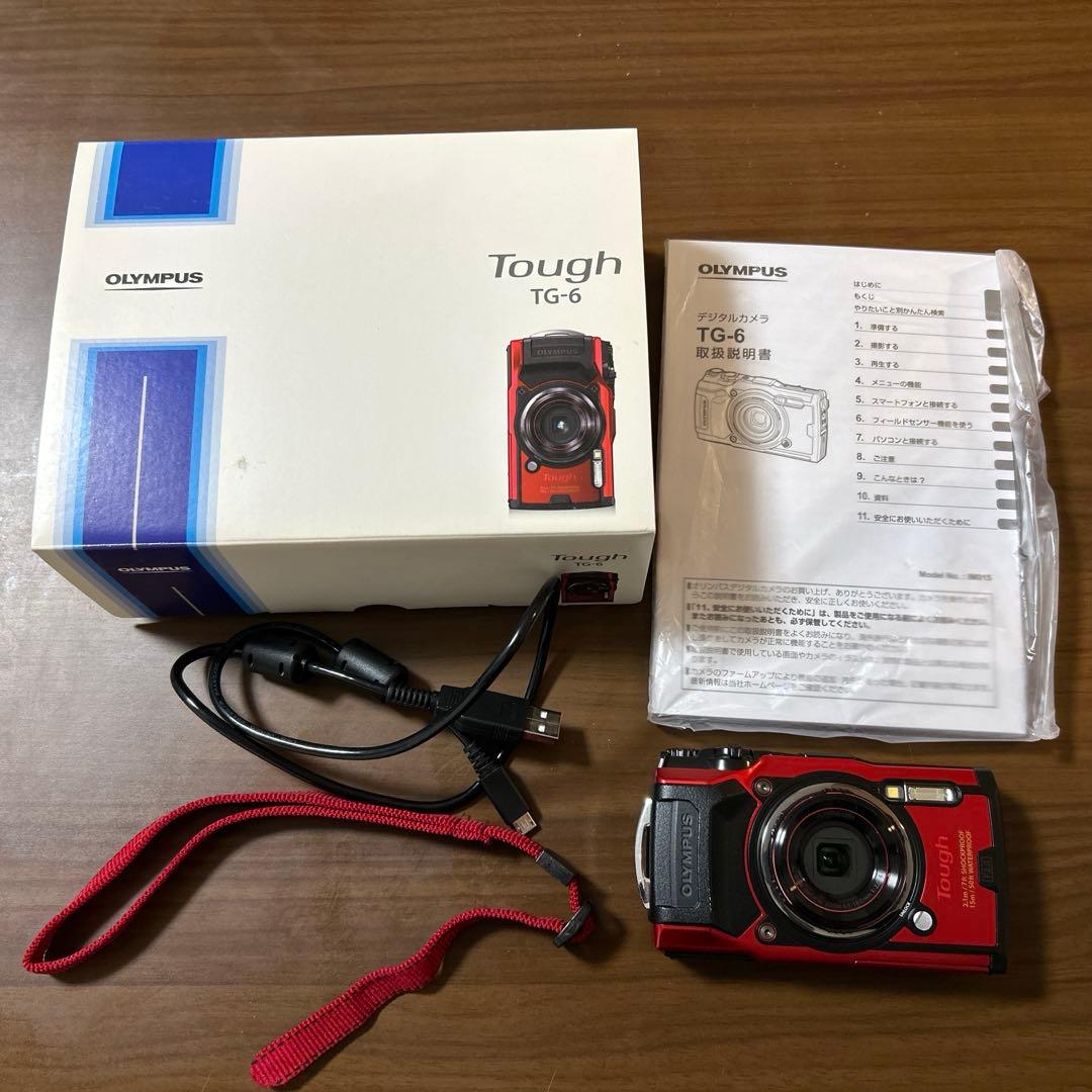 OLYMPUS Tough TG-6 レッド 本体 - メルカリ