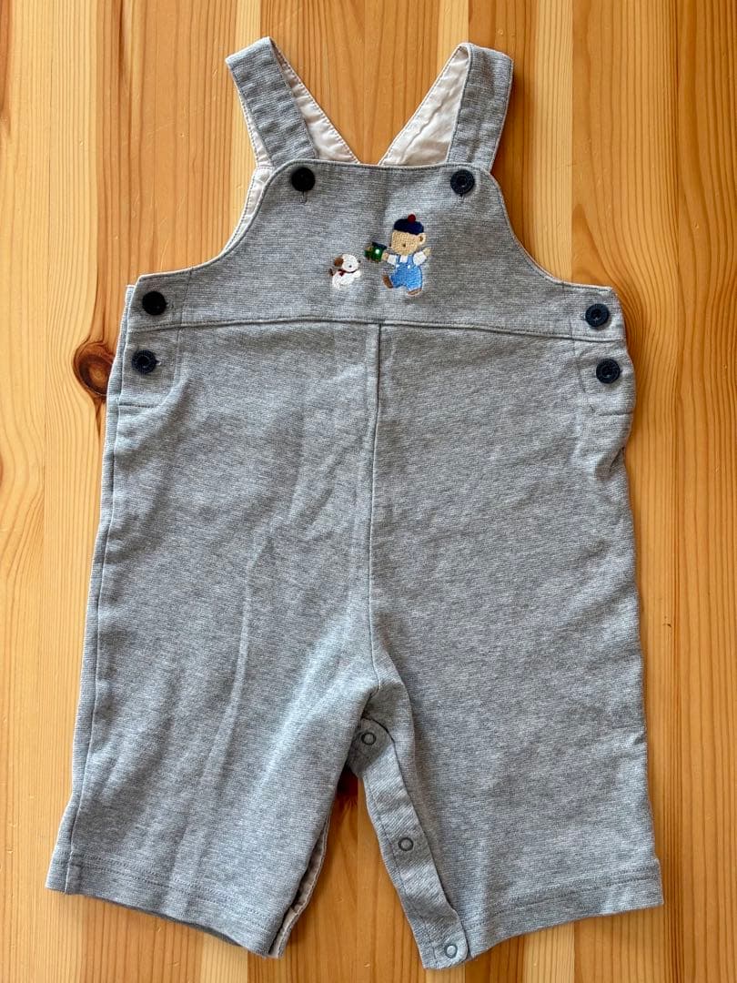 ファミリア familiar オーバーオール 80 こども キッズ - メルカリ