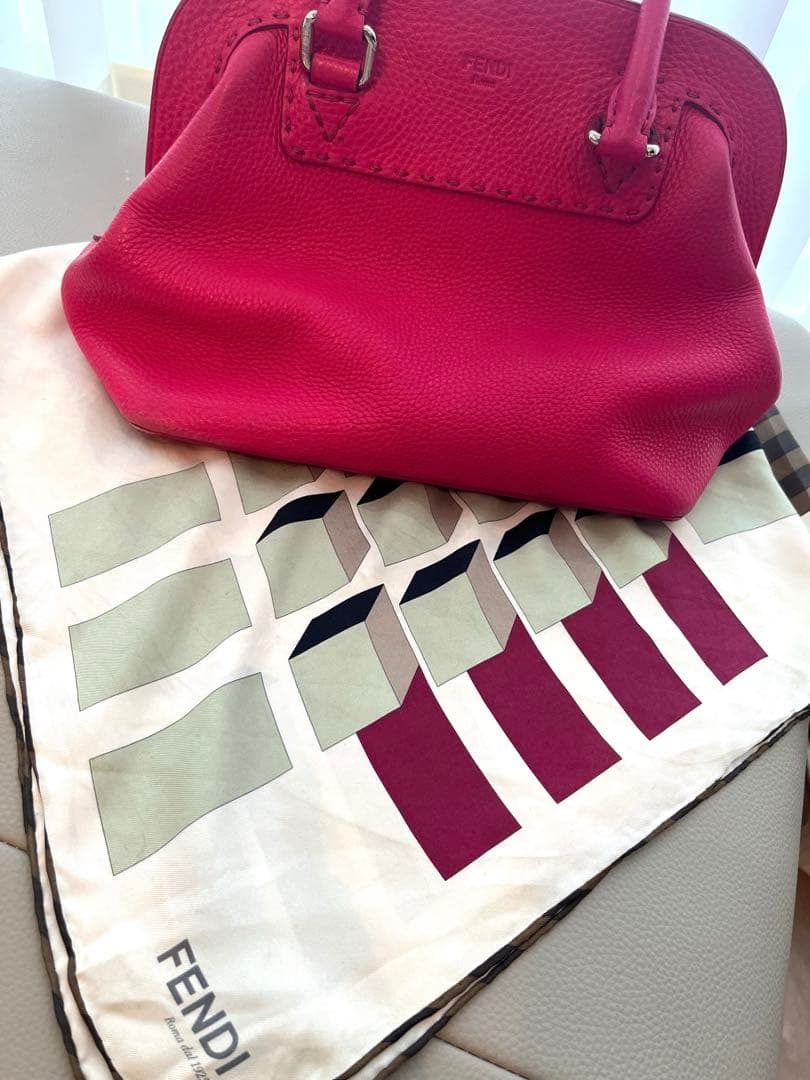 FENDI セレリア アデーレ ハンドバッグ8BN255 スカーフ付き - メルカリ