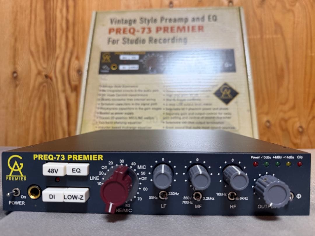 PREQ-73 premier マイクプリ Golden Age Project PREQ-73 Premier Microphone Preamp/EQ - Vintage King