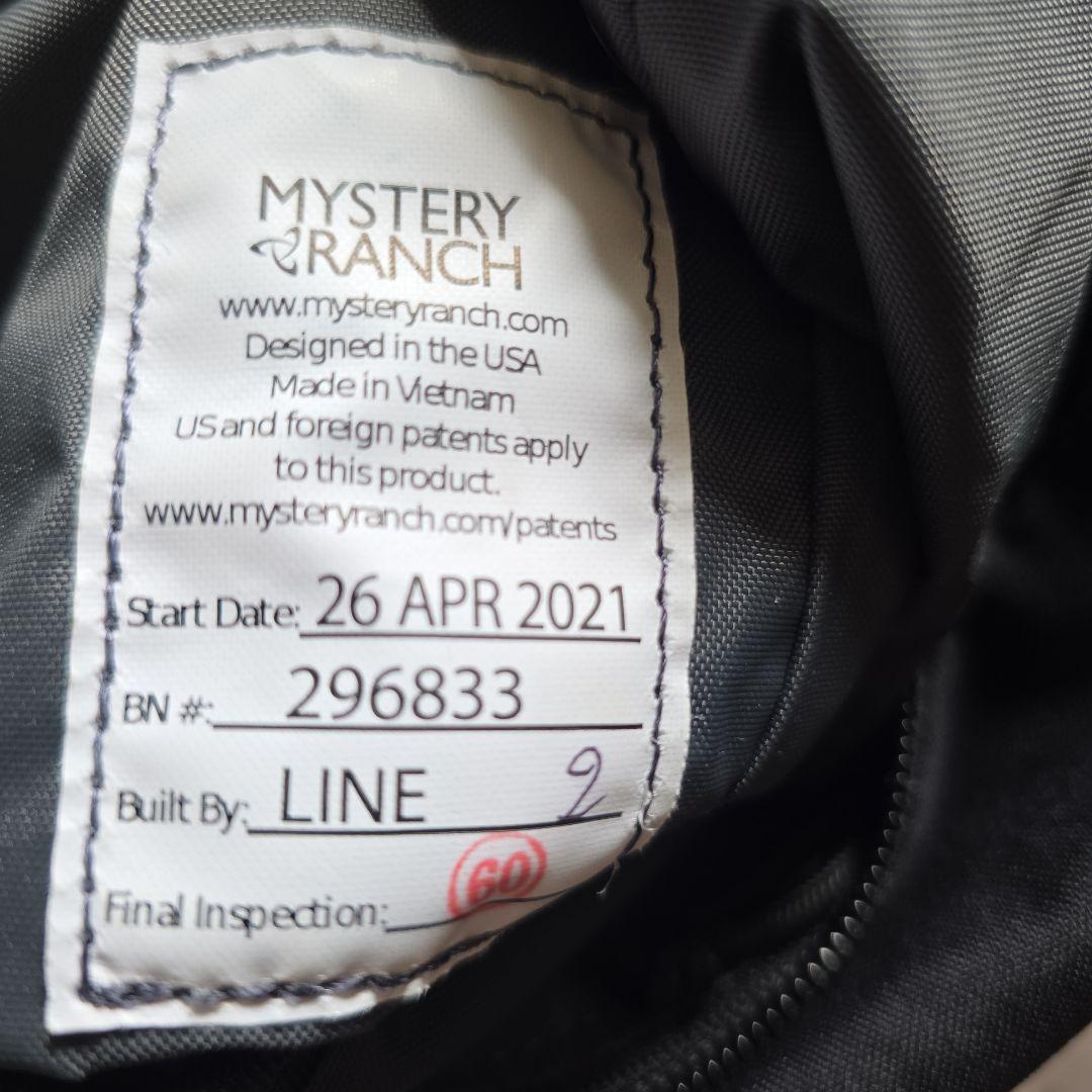 MYSTERY RANCH SKA スカ ブラックショルダーバッグ 6.3L