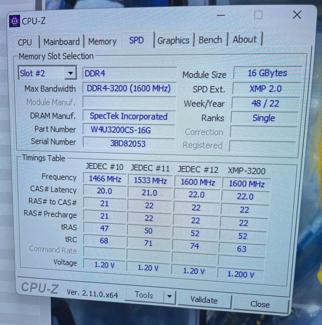 CFD DDR4-3200 メモリCL22 16GBx2 領収書有 - メルカリ