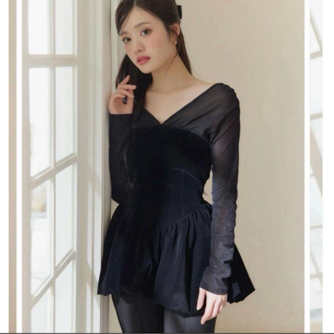 polaura ポローラ　ベロアビスチェバルーントップス ベロアビスチェバルーントップス – poláura OFFICIAL ONLINE STORE