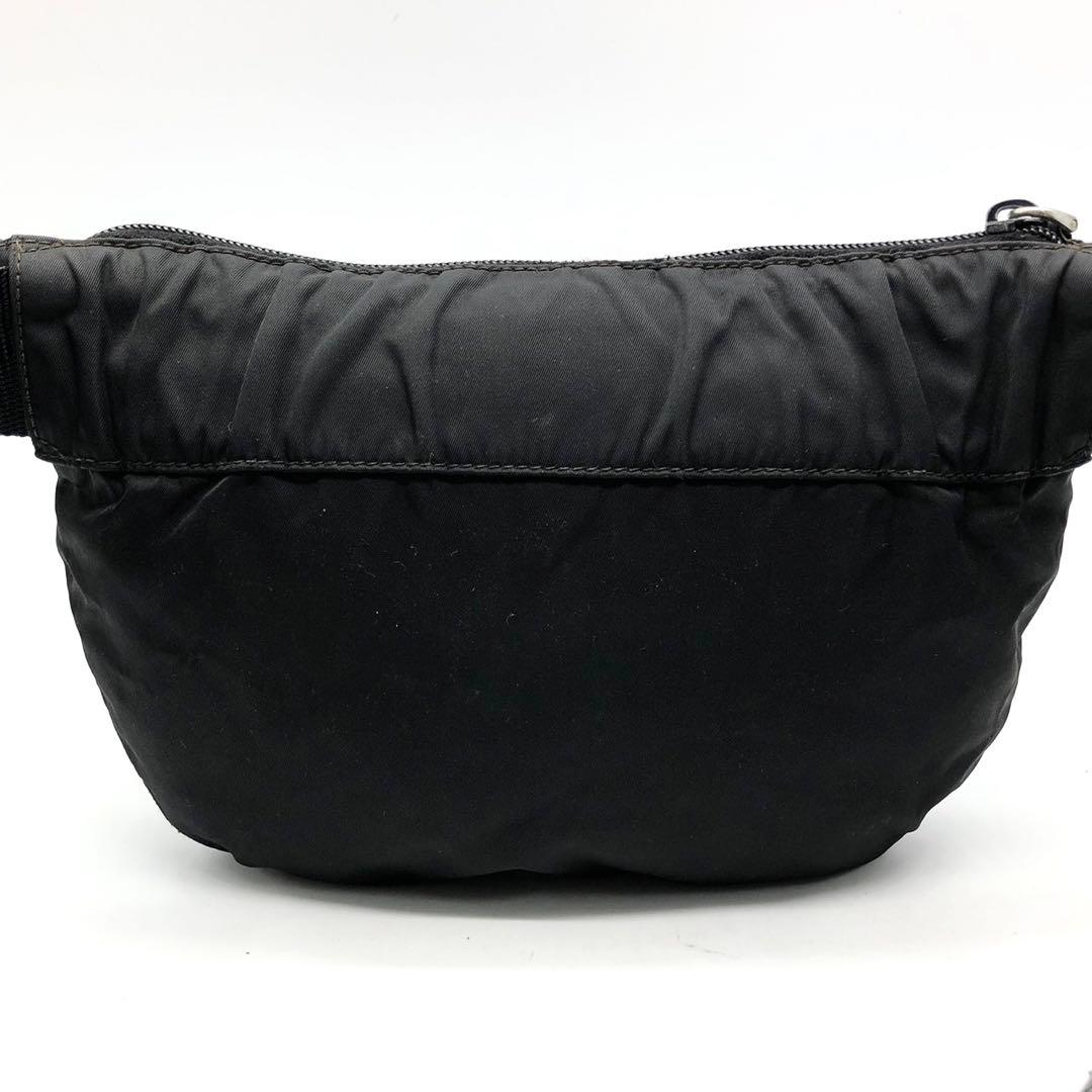 プラダ ウエストバッグ 三角ロゴプレート ベルト ナイロン レザー