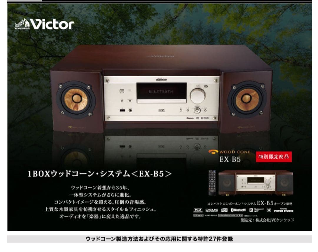 未開封品】Victor ビクター JVC EX-B5 特別限定品 匠の響 P