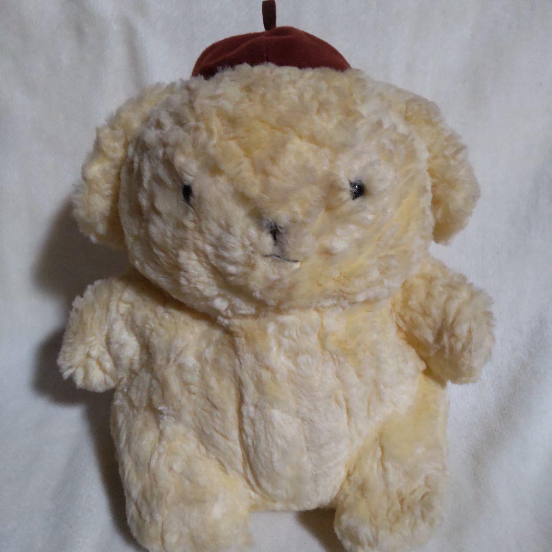 初期　ポムポムプリン　ぬいぐるみ☆サンリオ　平成レトロ　1990年代 ポムポムプリン ぬいぐるみ サンリオ レトロ 1990年代 - メルカリ