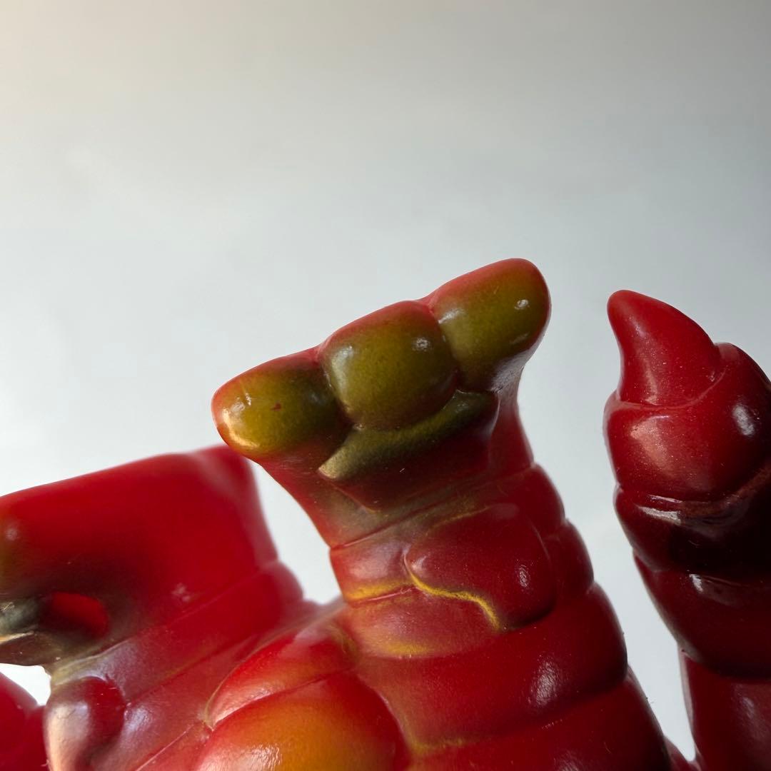 リアルヘッド ジンジャーR ミニ ソフビ フィギュア 赤 黒