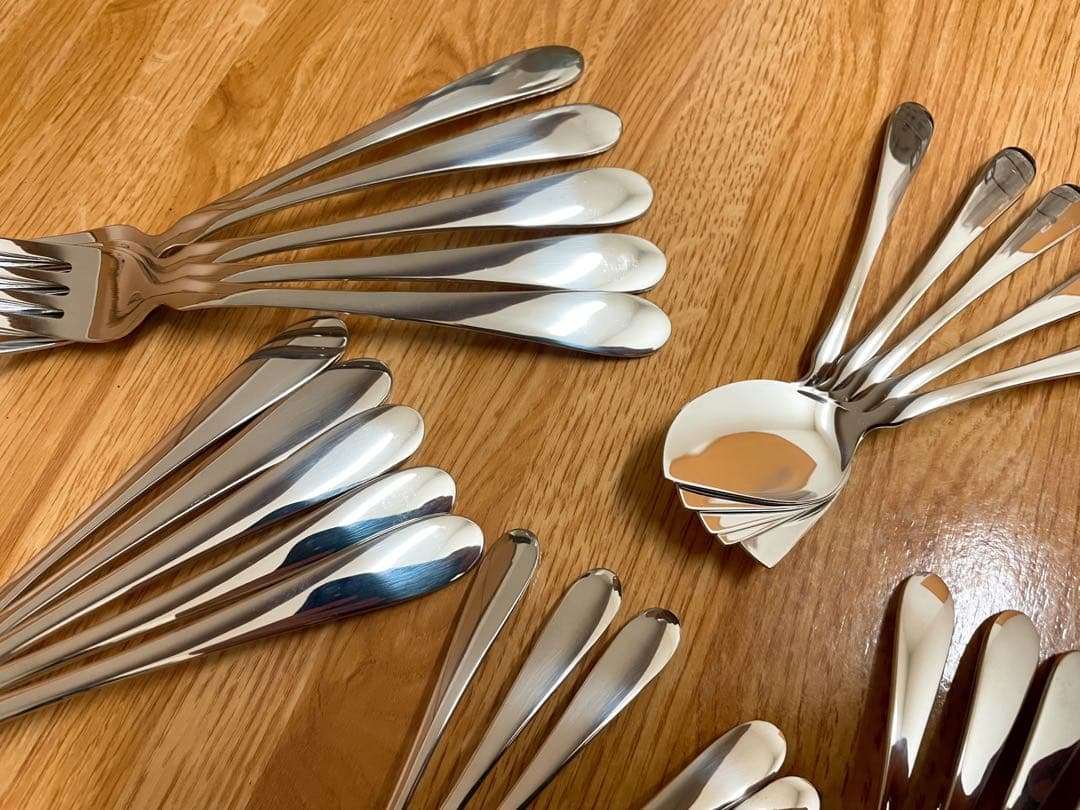 ラッキーウッド スカンジナビア 25本 カトラリーセット - メルカリ