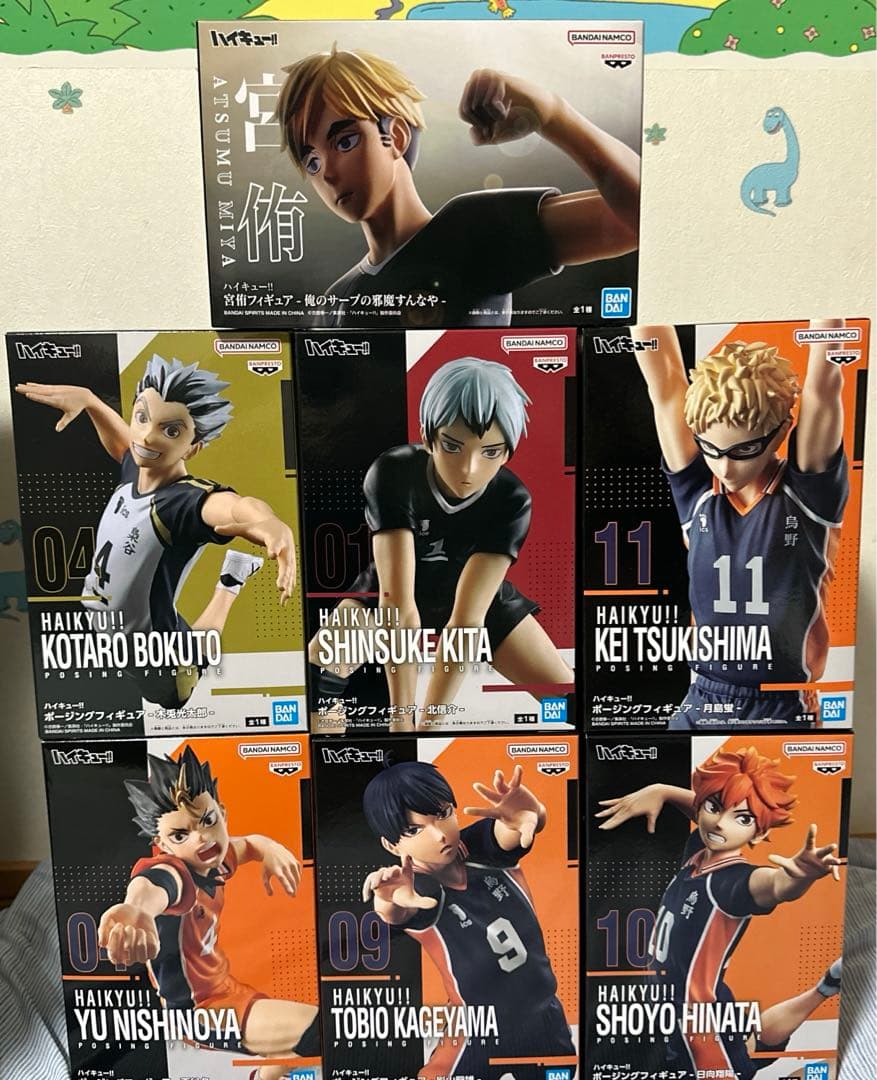 ハイキューフィギュア7体セット - メルカリ