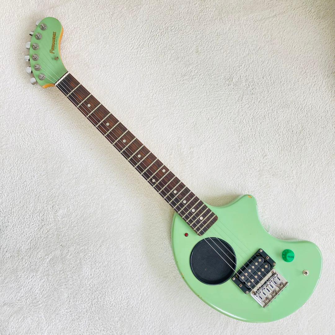 稀少カラー☆FERNANDES ZO-3 フェルナンデス ゾウさん ギター 緑
