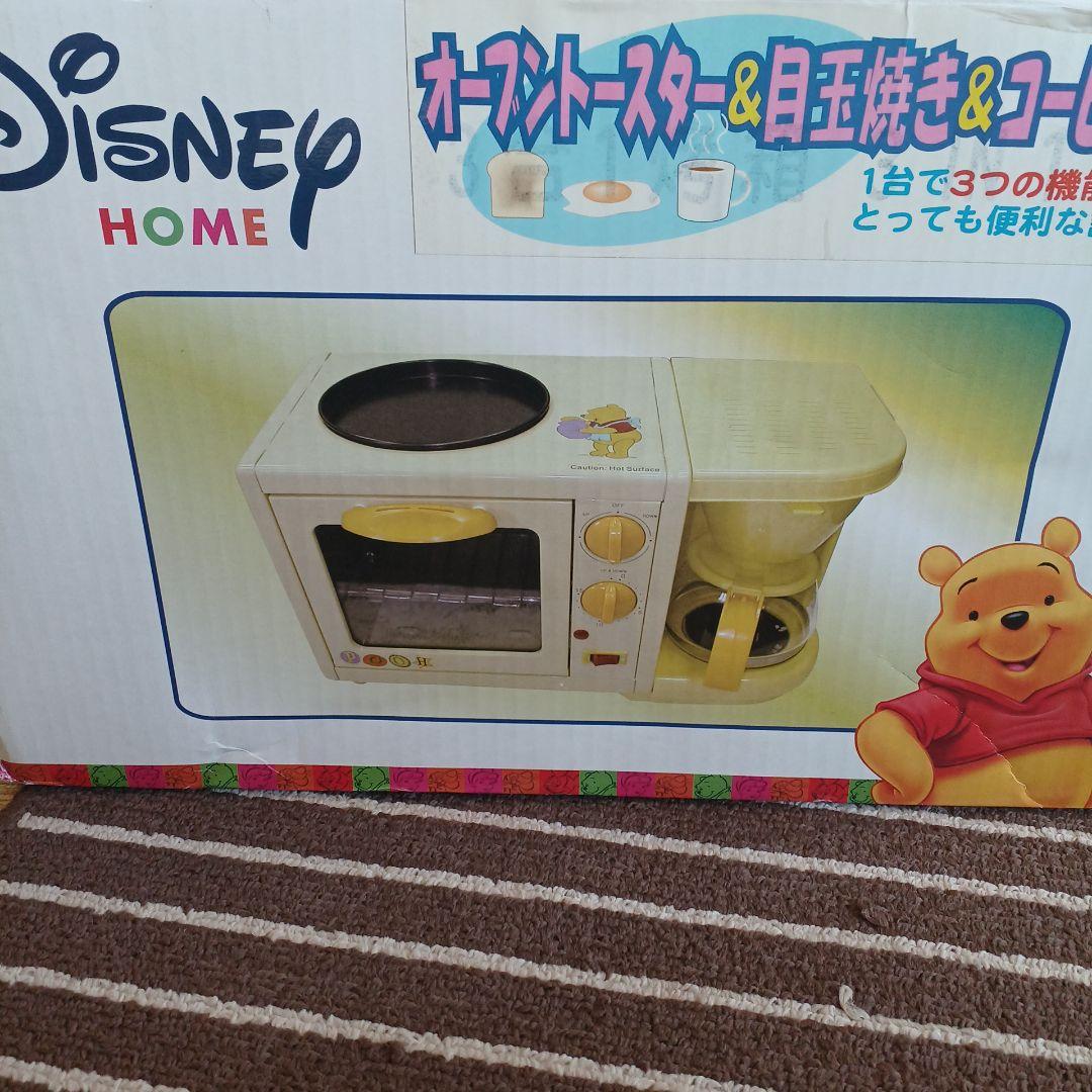 プーさん オーブントースター＆目玉焼き＆コーヒーメーカー