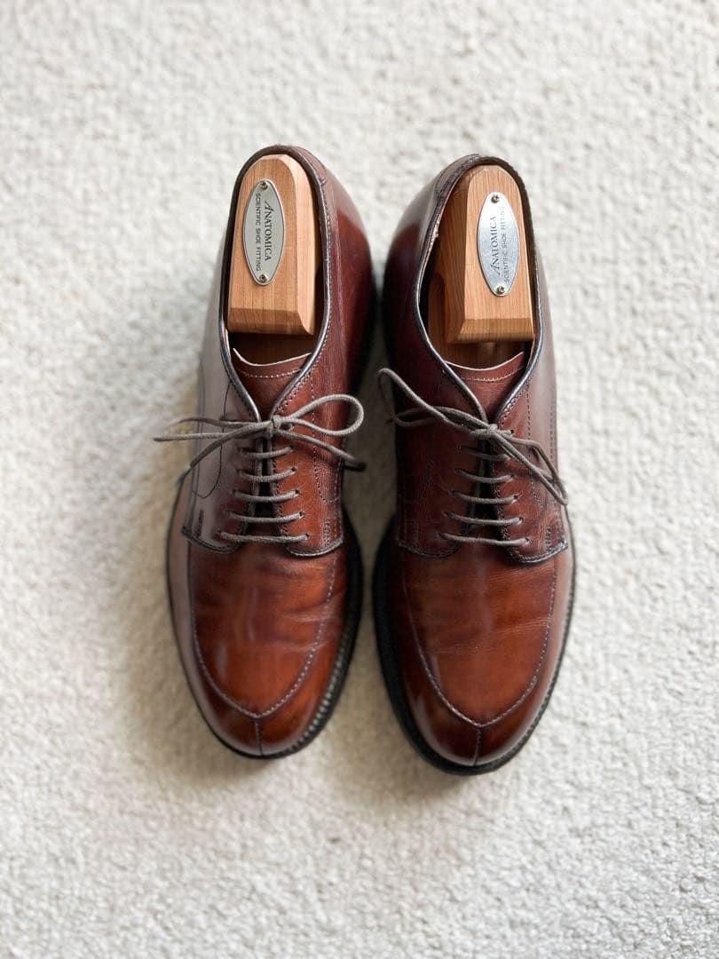 ANATOMICA by Alden V-TIP CALF BROWN 6h - メルカリ