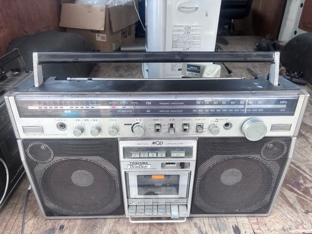 東芝ラジカセ TOSHIBA BomBeat MQJS RT-8780S 東芝ラジカセ TOSHIBA BomBeat MQJS RT-8780S - メルカリ