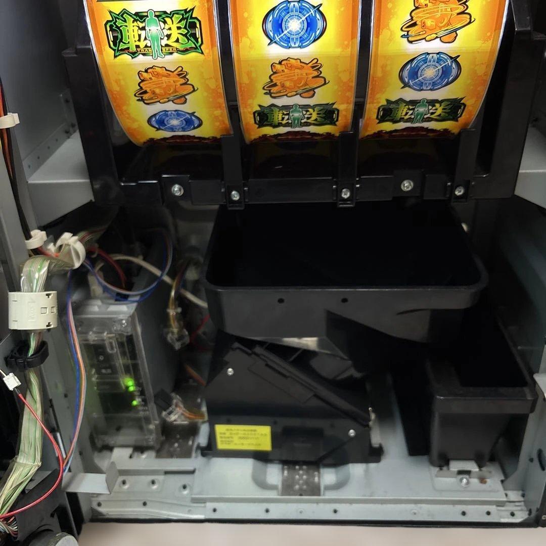 スロット 実機 超GANTZ コイン不要機 音量調節機能付き パチスロ機 家