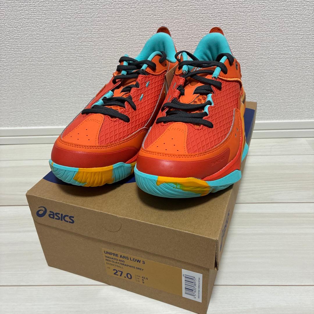 【新品・未使用】ASICS UNPRE ARS LOW 3 27.0cm Orlando Magic ユニフォーム 32番 O'NEALセットアップ