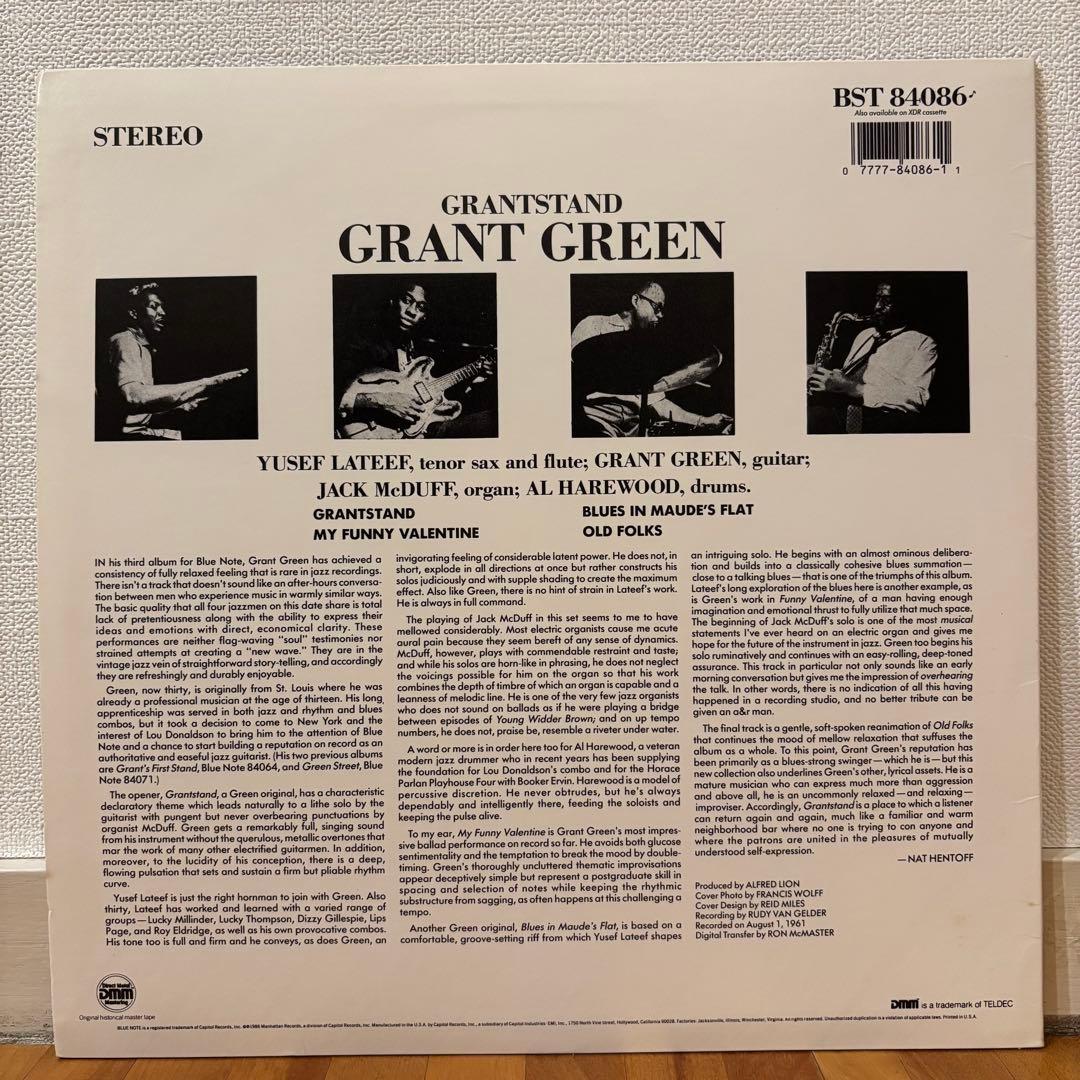 レコード Grant Green Grantstand レアグルーヴ ジャズ
