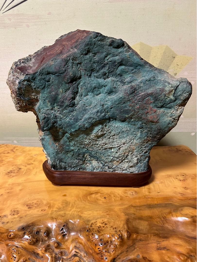 秋田産　錦石 緋山酔恭「山水石美術館」 全国の水石・美石を紹介