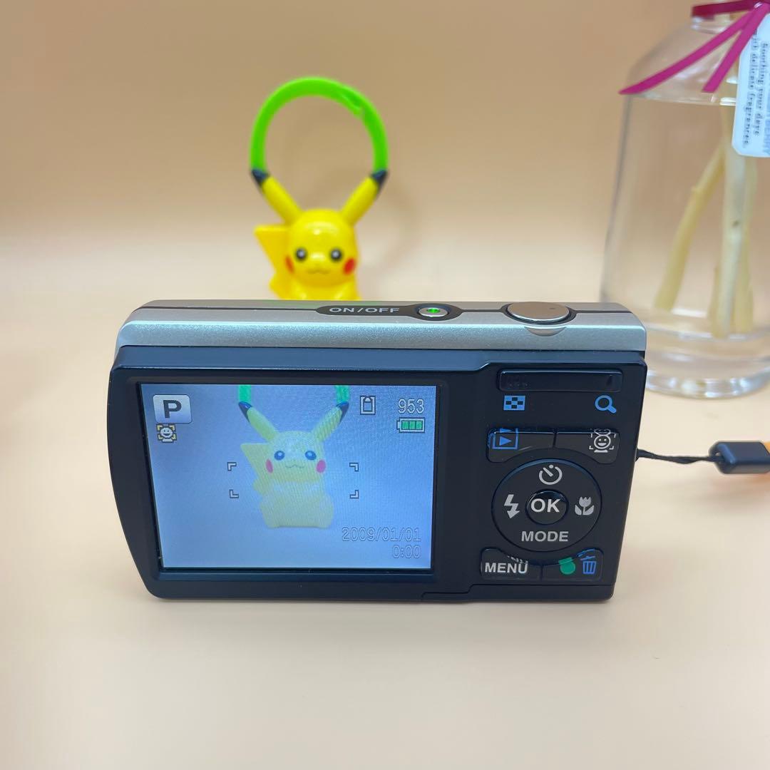 スマホ転送OK✨PENTAX Optio E80✨動作確認済 単三電池 可愛い❤️