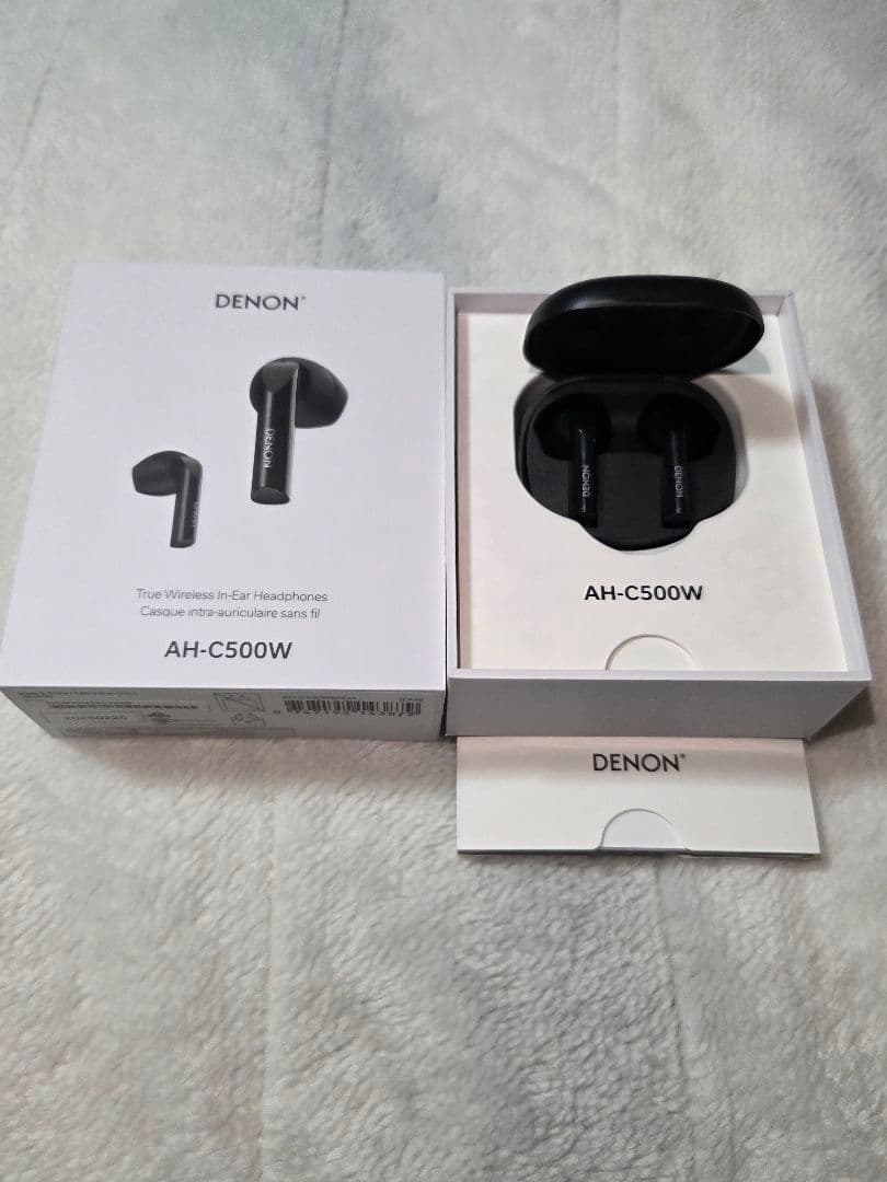 DENON AH-C500W ブラック ワイヤレスイヤホン DENON AH-C500W BK (ブラック)(デノン)(ワイヤレスイヤホン)(開放型