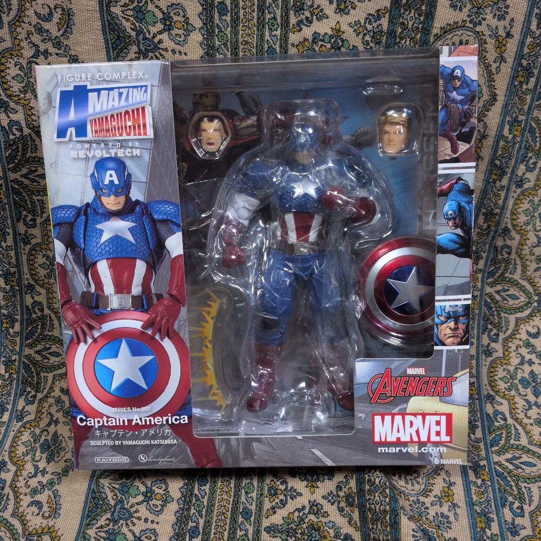 リボルテック アメイジングヤマグチ　キャプテン·アメリカ　海洋堂 アメイジングヤマグチ キャプテン・アメリカ製品レビュー｜海洋堂広報