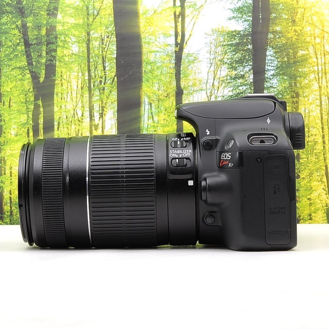 スマホ転送セット☆Canon Kiss X7☆スポーツ撮影に最適な望遠レンズ