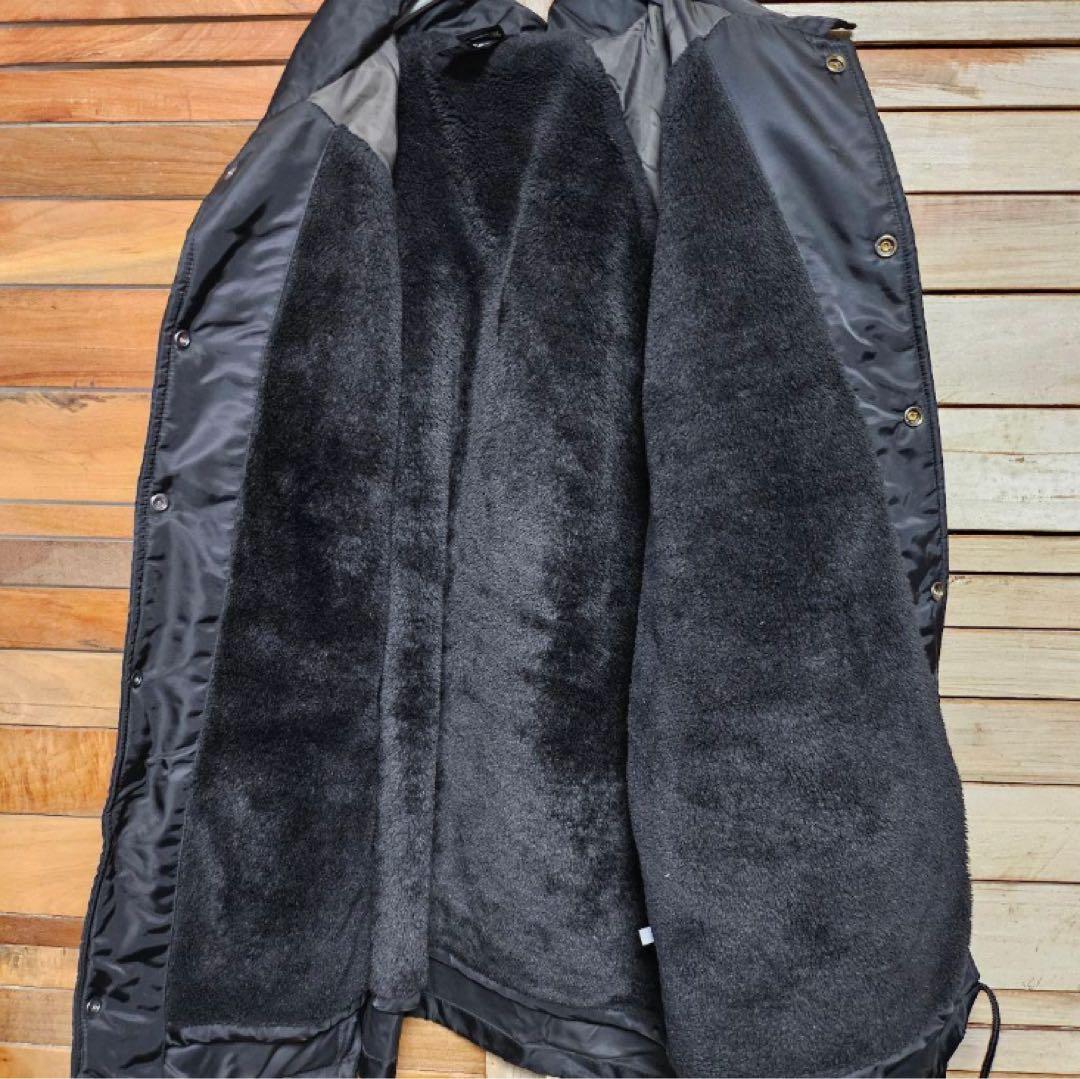 激レア The BONEZ 裏ボア コーチジャケット 防寒 ブラック 黒 XL