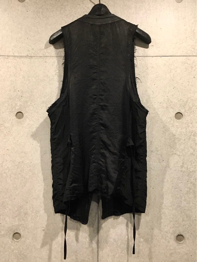 JULIUS ユリウス レザーコンビネーションファスナーベスト - メルカリ