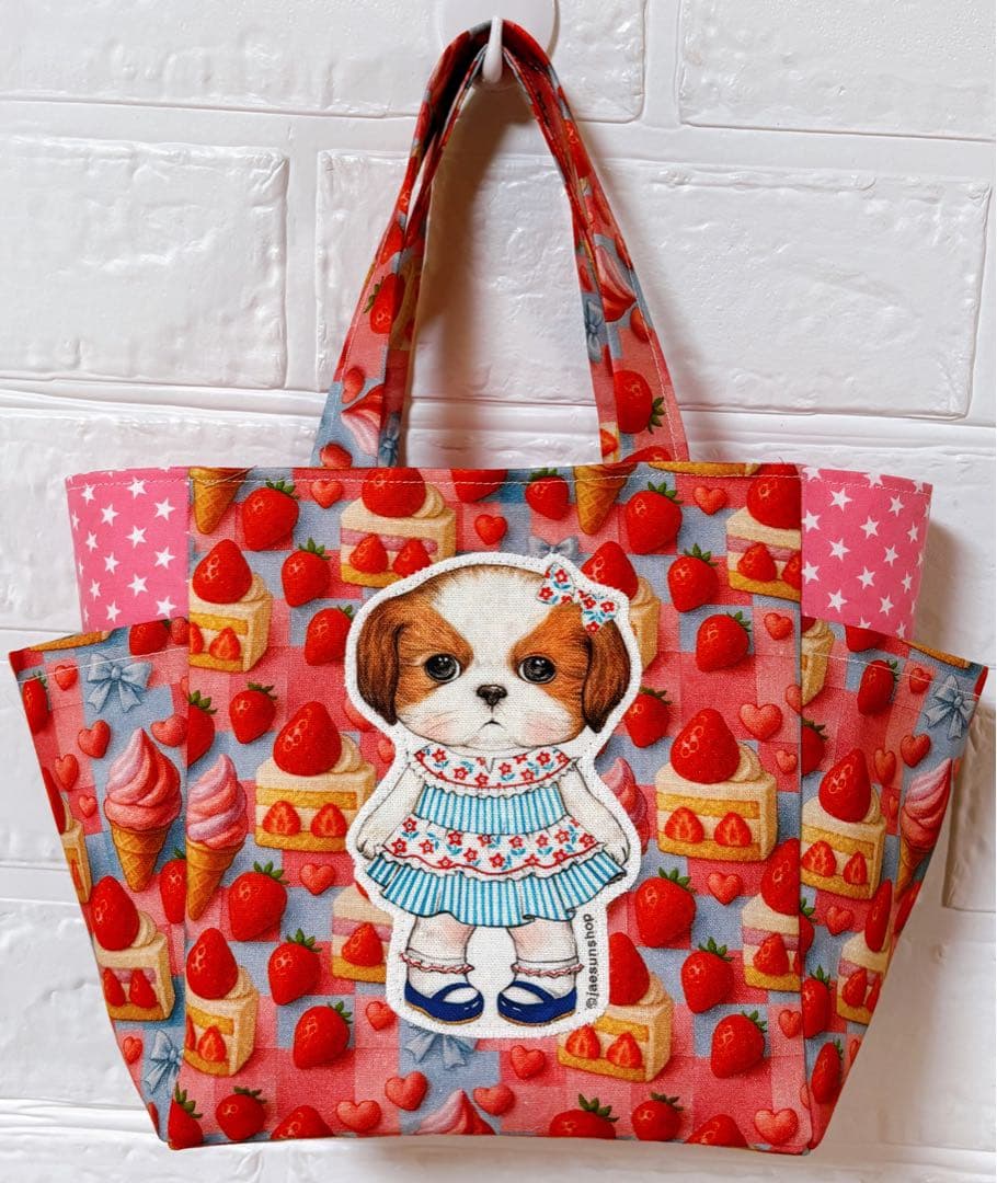 コヤンイサムチョン アンコちゃん ハンドメイド トートバッグ - メルカリ