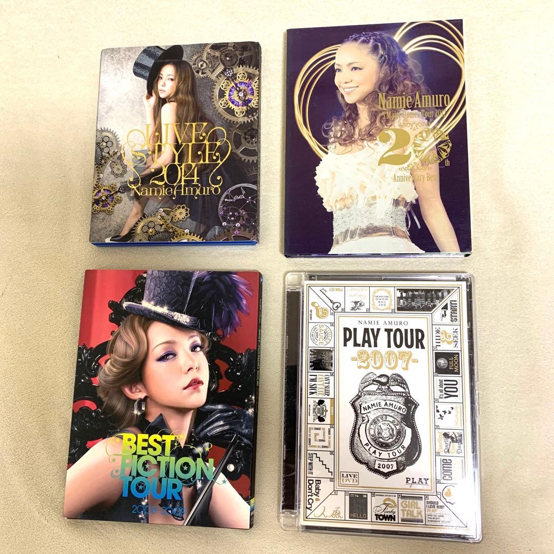 安室奈美恵　DVD 4枚セット 安室奈美恵 ライブ DVD 4枚セット (初回盤) - メルカリ