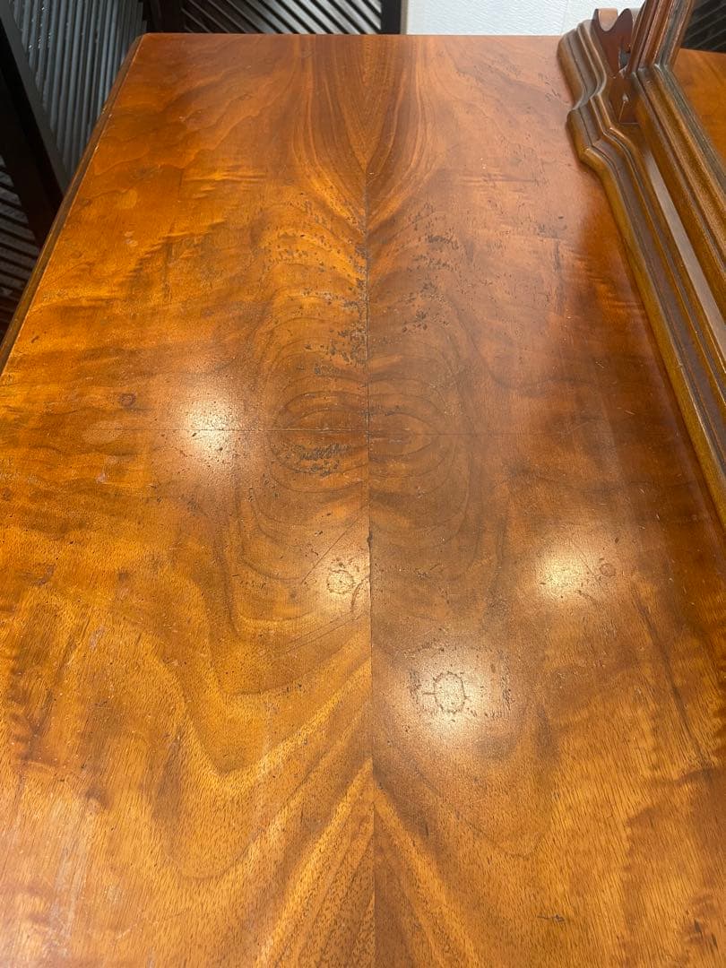 ヴィンテージ ドレッサーチェスト ウォールナット 英国 ミラー 鏡 イギリス